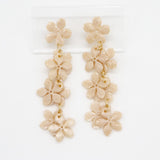 Wisteria Earrings in Cream Pearl