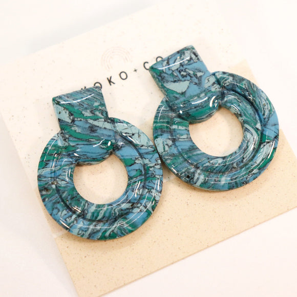Whistler Stud Earrings in Turquoise