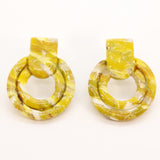 Whistler Mini Stud Earrings in Yellow Stone