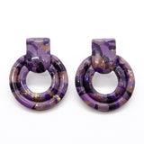 Whistler Stud Earrings in Purple